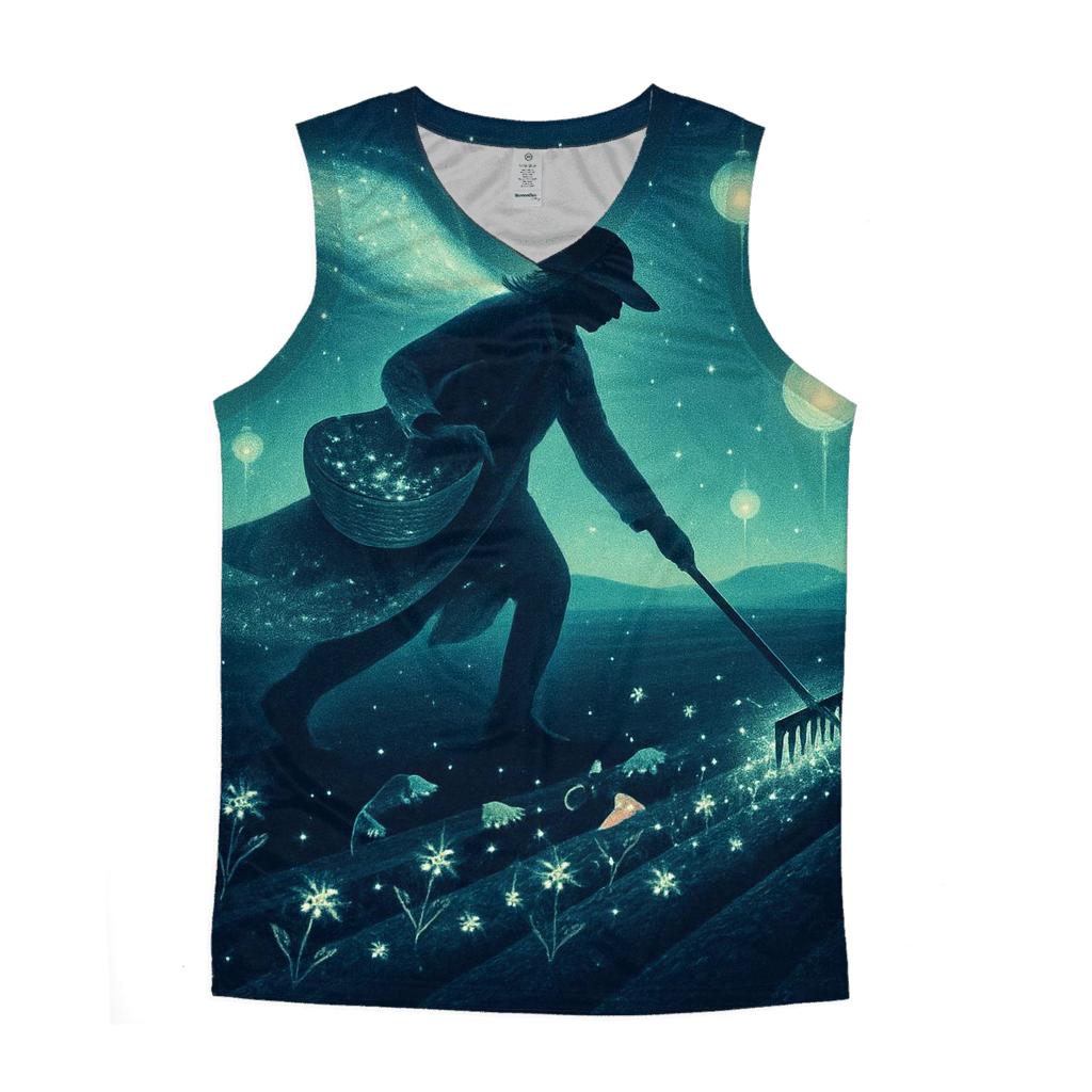 Comet Tail Gardener cotton sleeveless tops