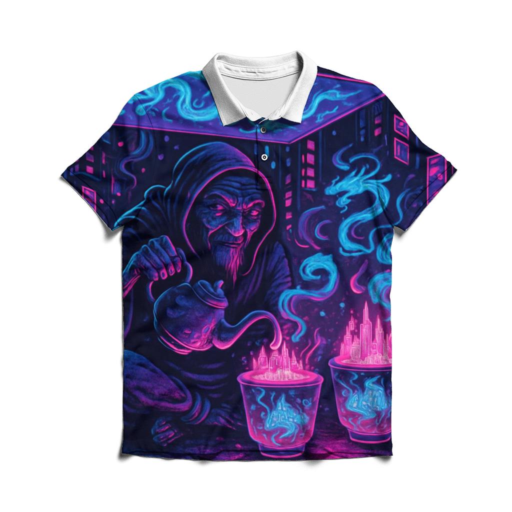 Neon Tea Stall Guardian casual sports polo shirts