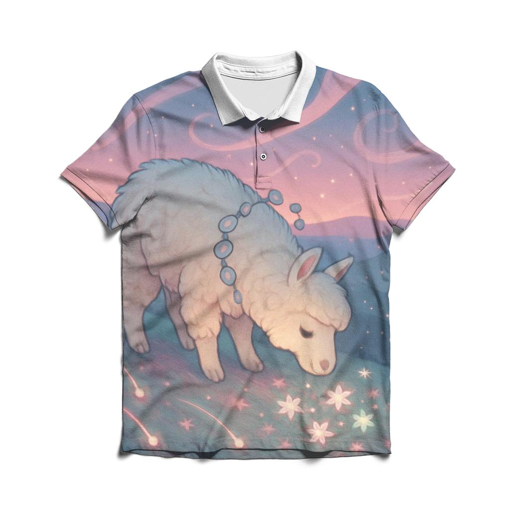 Meteor Garden Llama designer slim fit polos