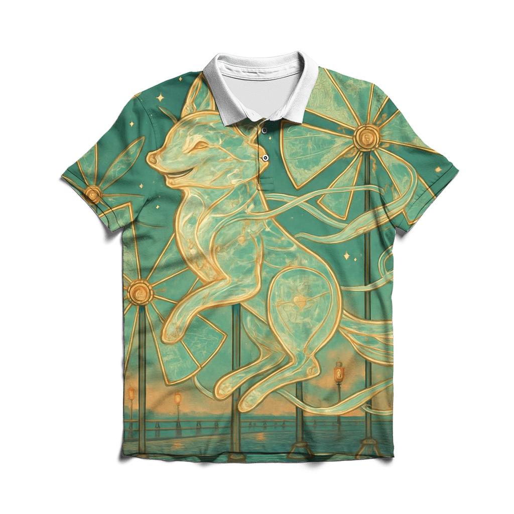 Glasswind Carousel Fox personalized polo shirts