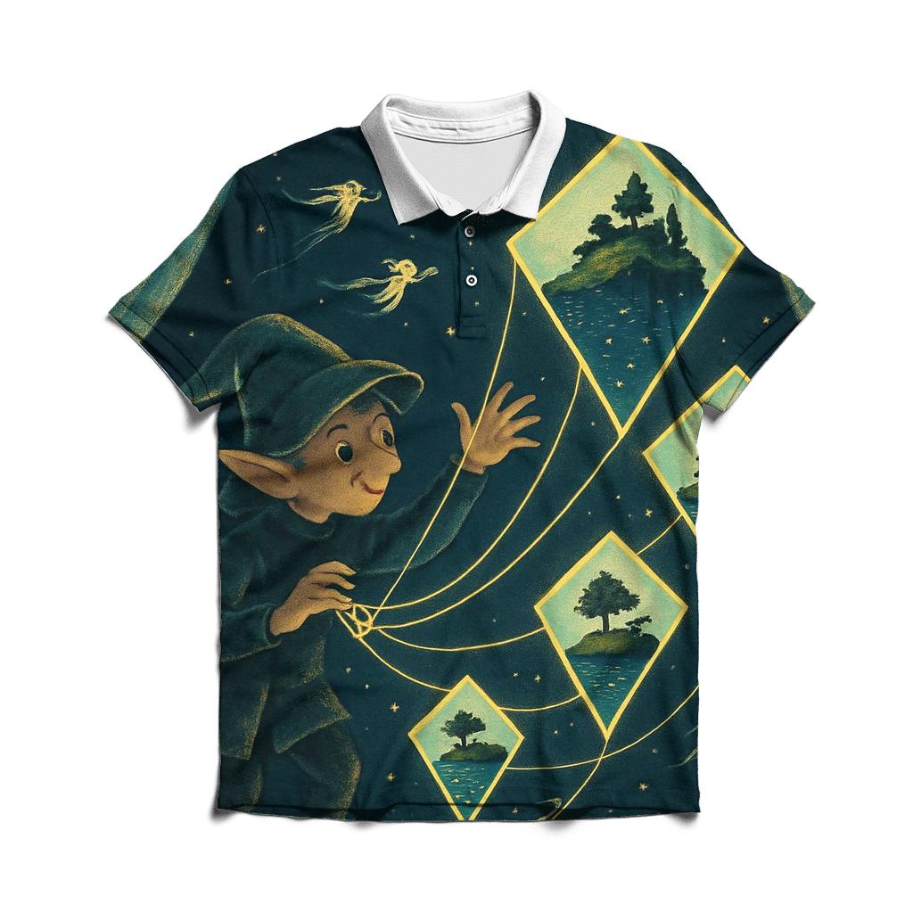Stardust Kite Puppeteer personalized polo shirts