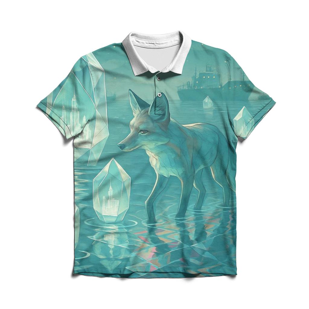 Crystal Harbor Fox branded logo polo shirts