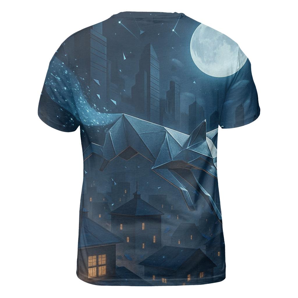 Midnight Paper Fox custom all-over print shirts
