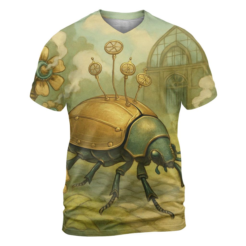 Clockwork Garden Beetle unique graphic print tees