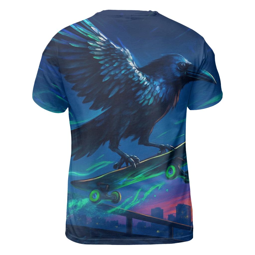 Solar Wind Skateboard Raven designer pattern shirts