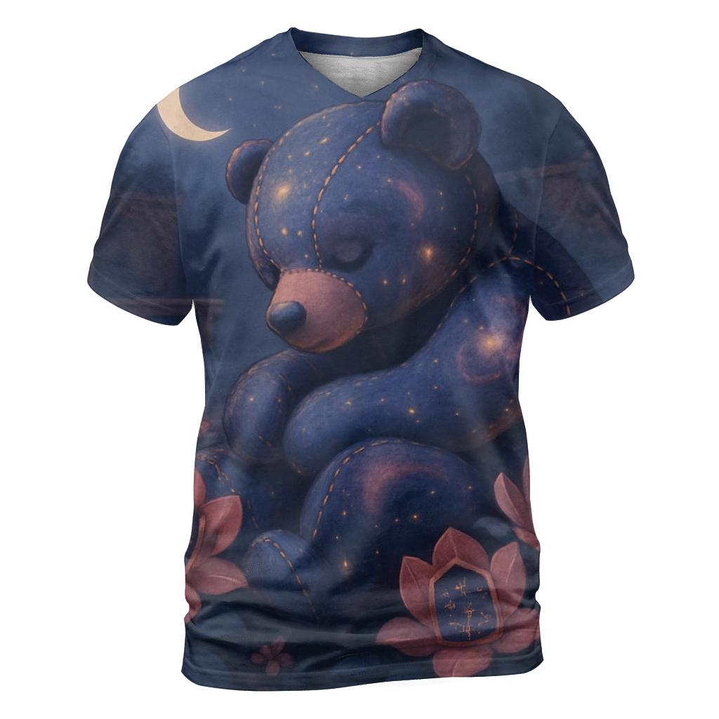Stitched Night Garden Bear custom all-over print shirts