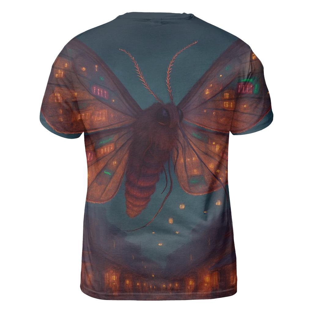 Gossamer Market Moth creative print fashion shirts