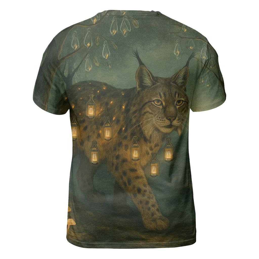 Lantern Forest Lynx designer pattern shirts