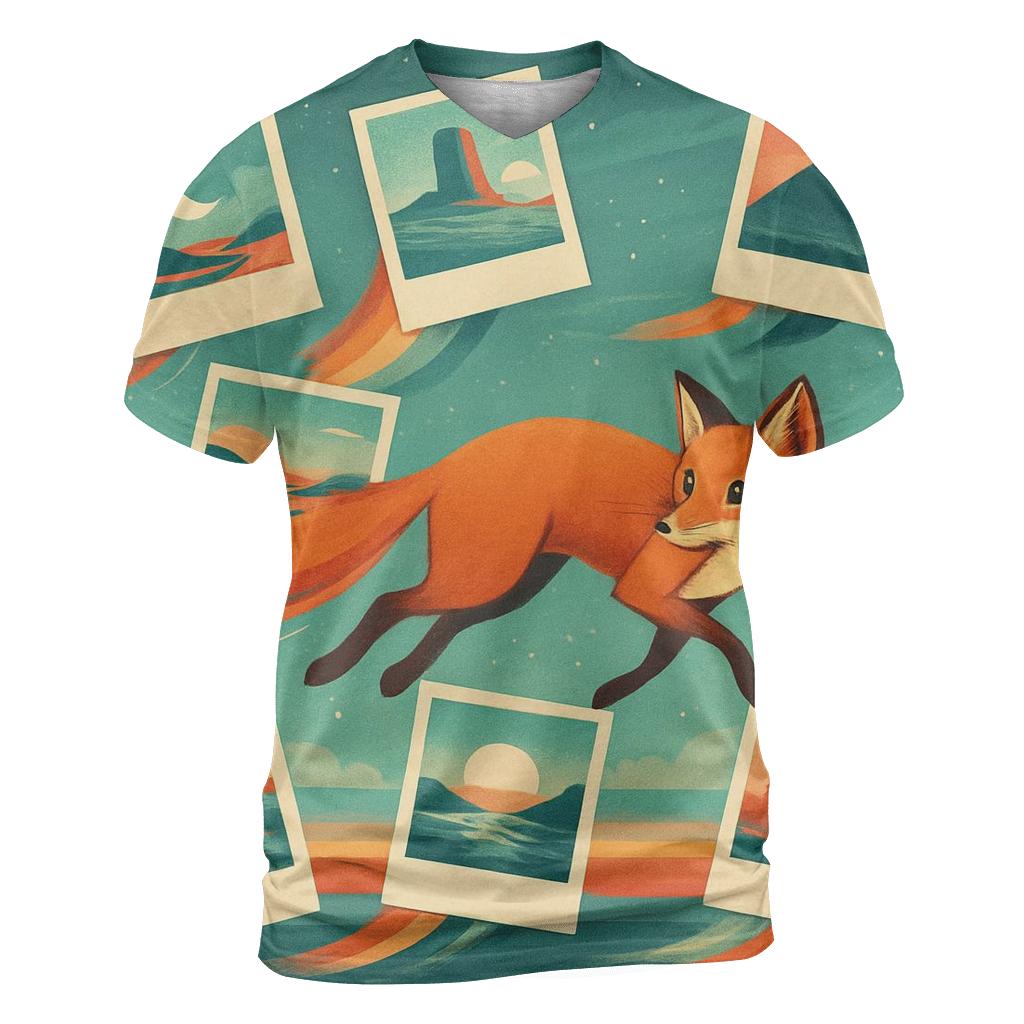 Polaroid Comet Fox trendy printed shirt styles