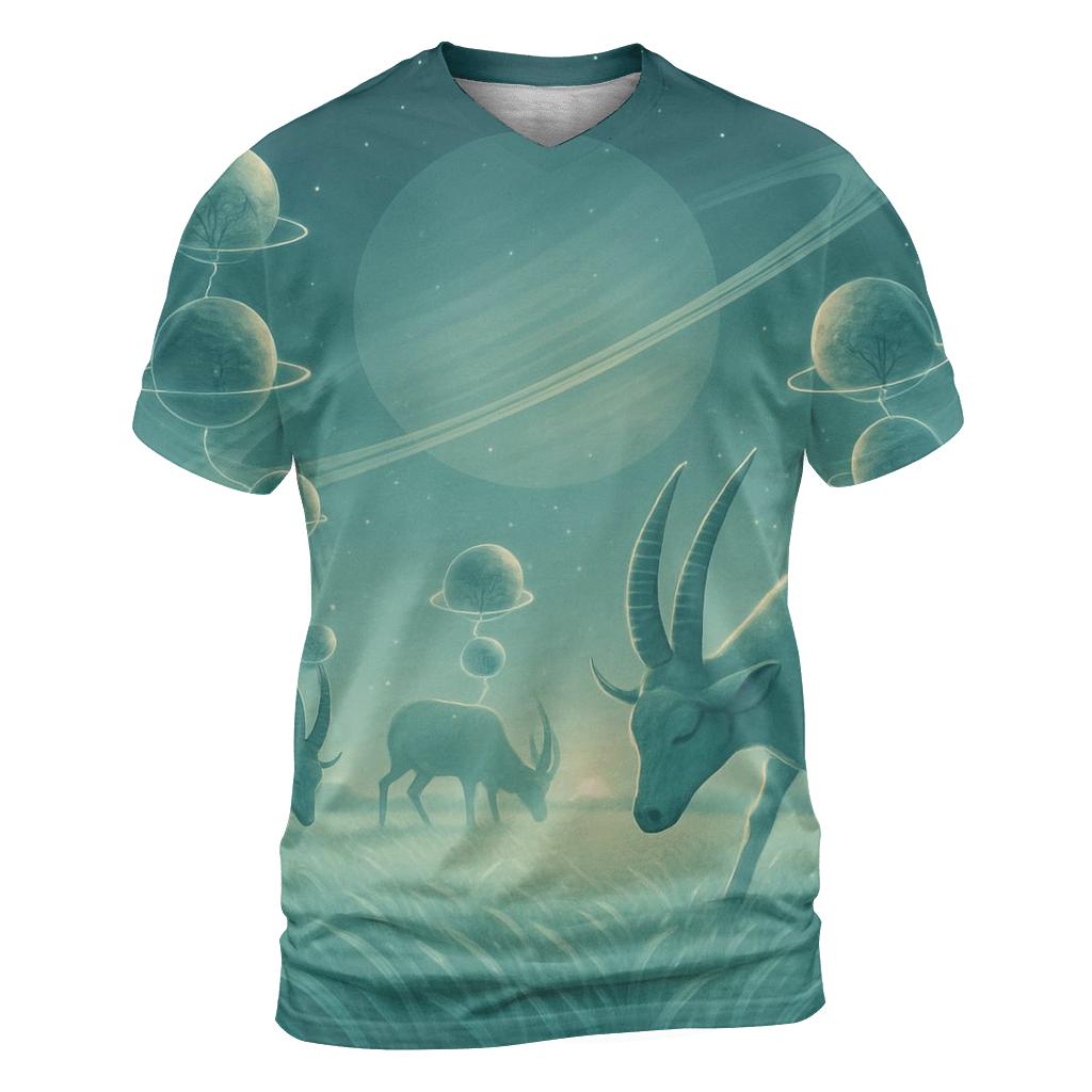 Orbiting Herbivore Grove designer pattern shirts