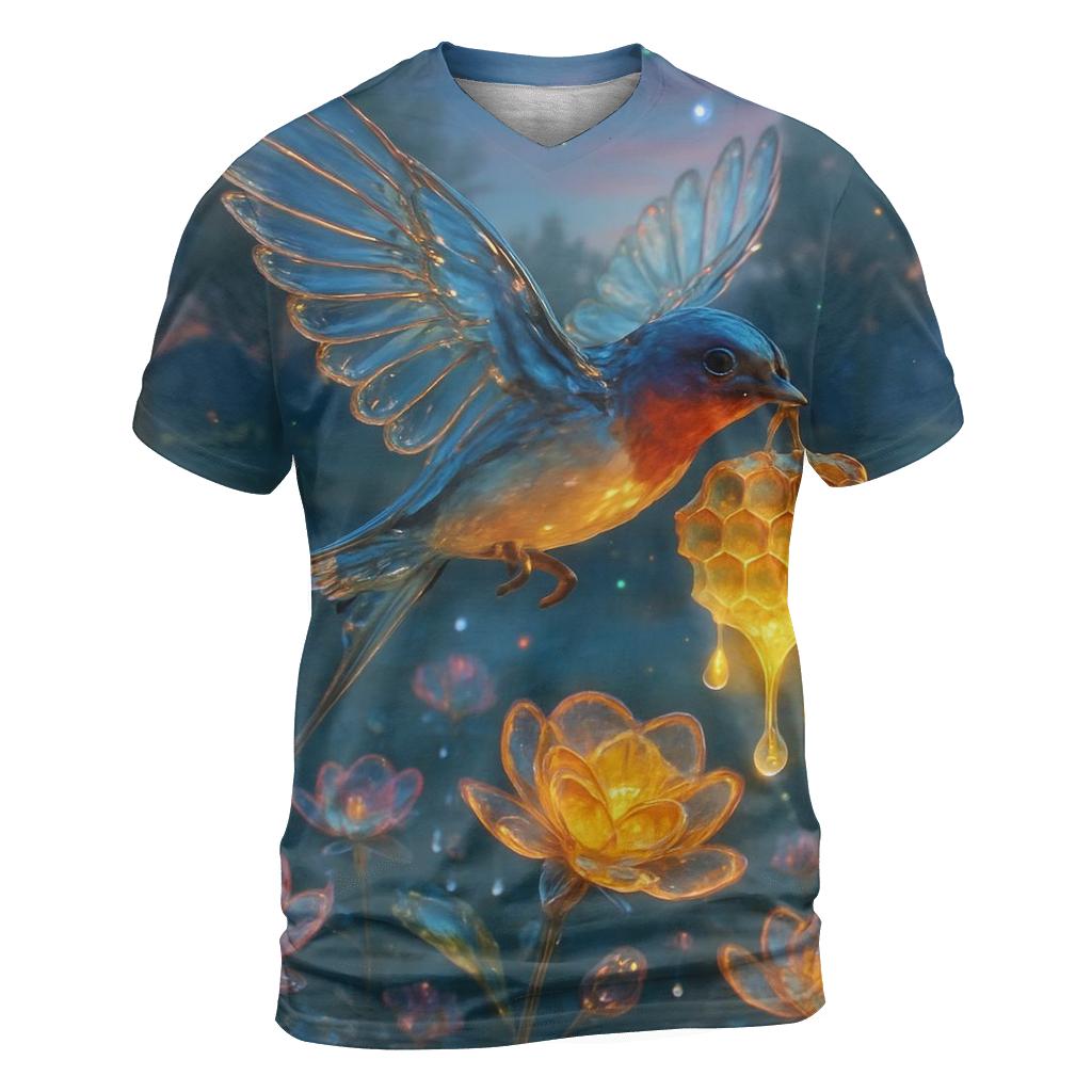 Glass Hive Swallow custom all-over print shirts
