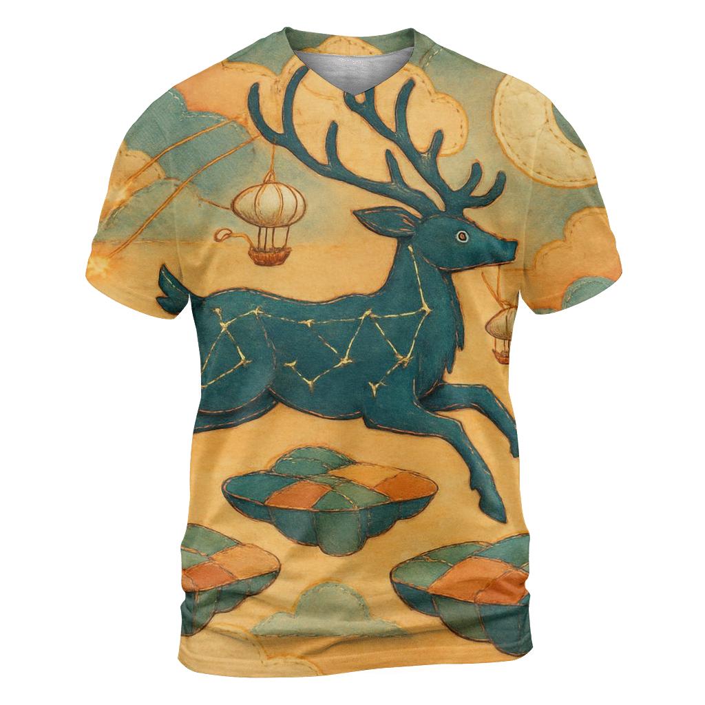 Stitched Skyward Elk custom all-over print shirts