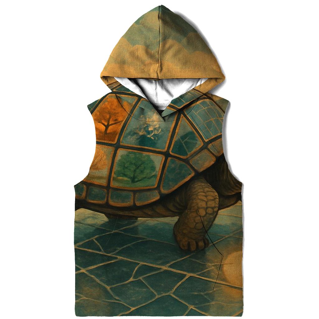 Solar Mosaic Tortoise pullover hoodies