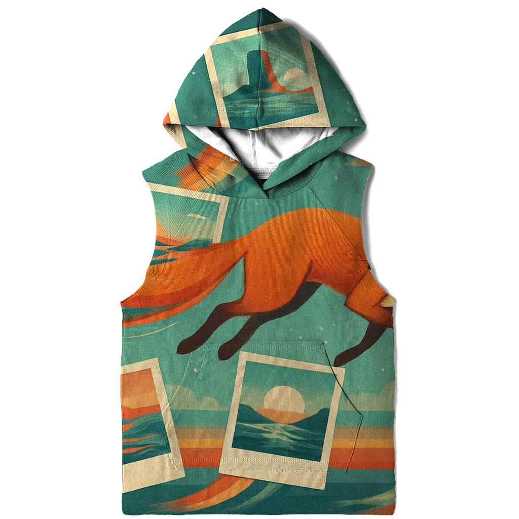 Polaroid Comet Fox embroidered hoodies