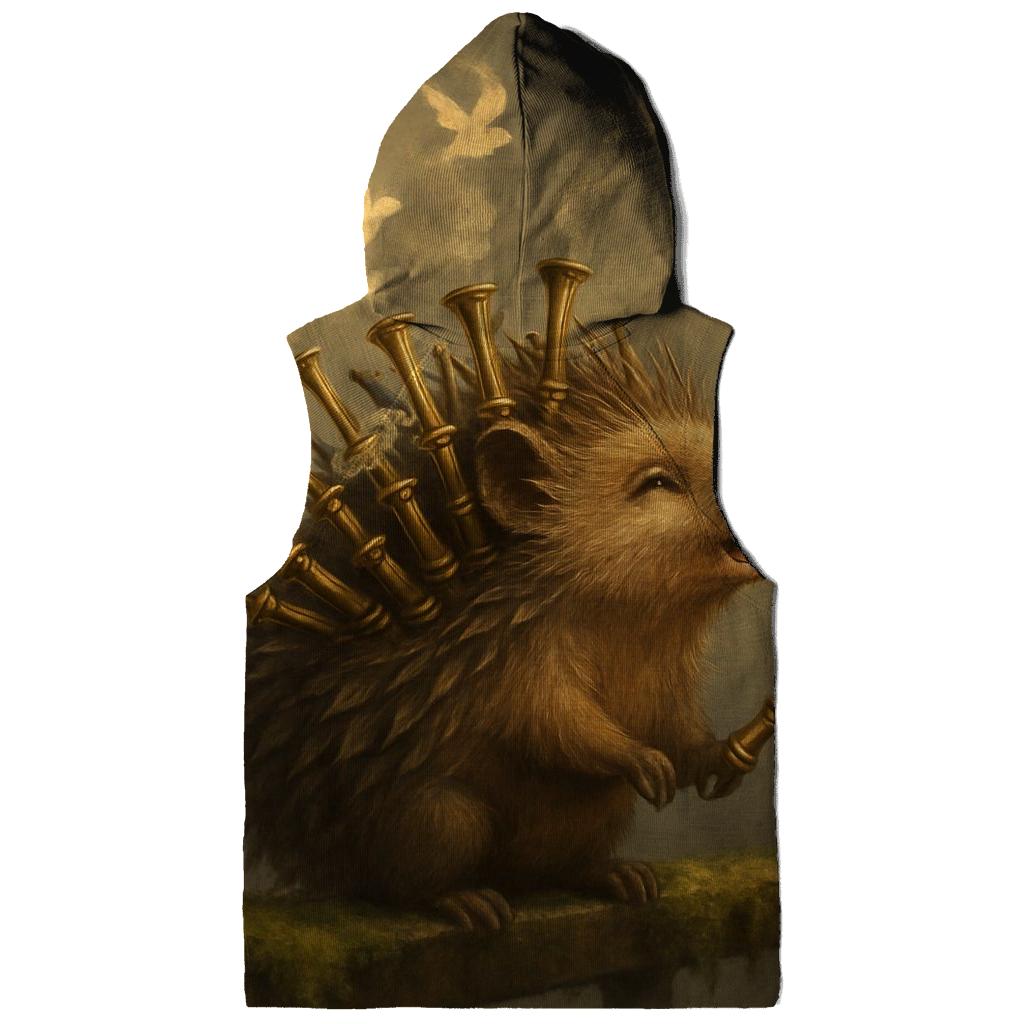 Steamwhistle Hedgehog embroidered hoodies