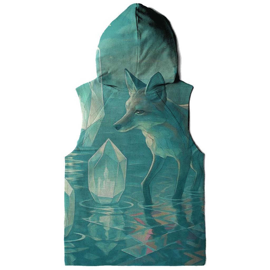 Crystal Harbor Fox printed hoodies