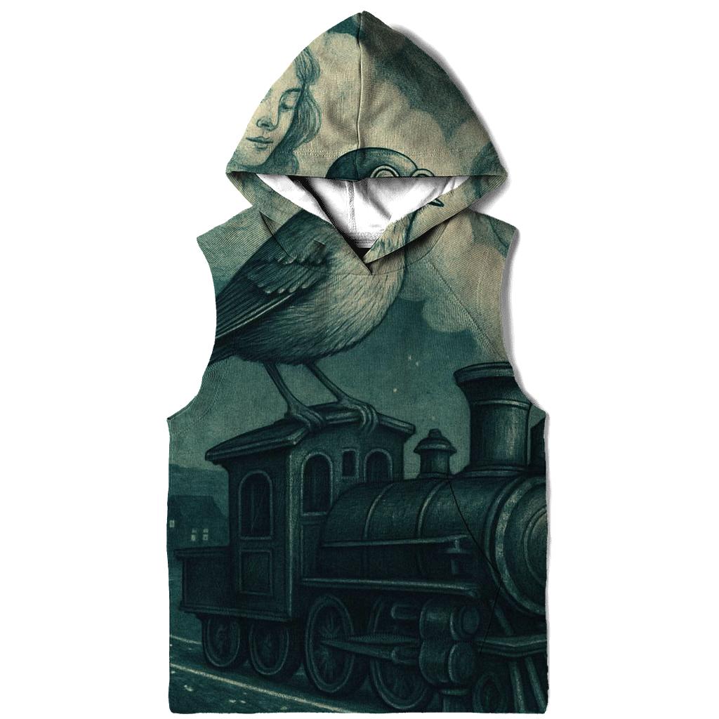 Phantom Train Finch printed hoodies