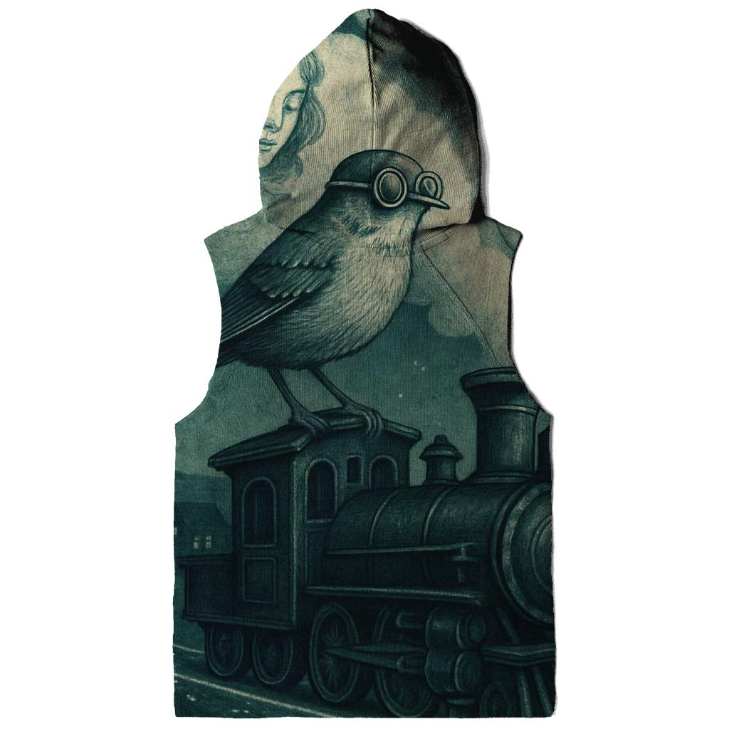 Phantom Train Finch printed hoodies