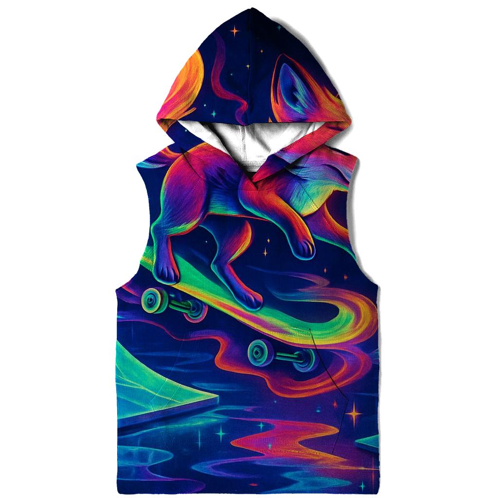 Aurora Skateboard Fox zip-up hoodies