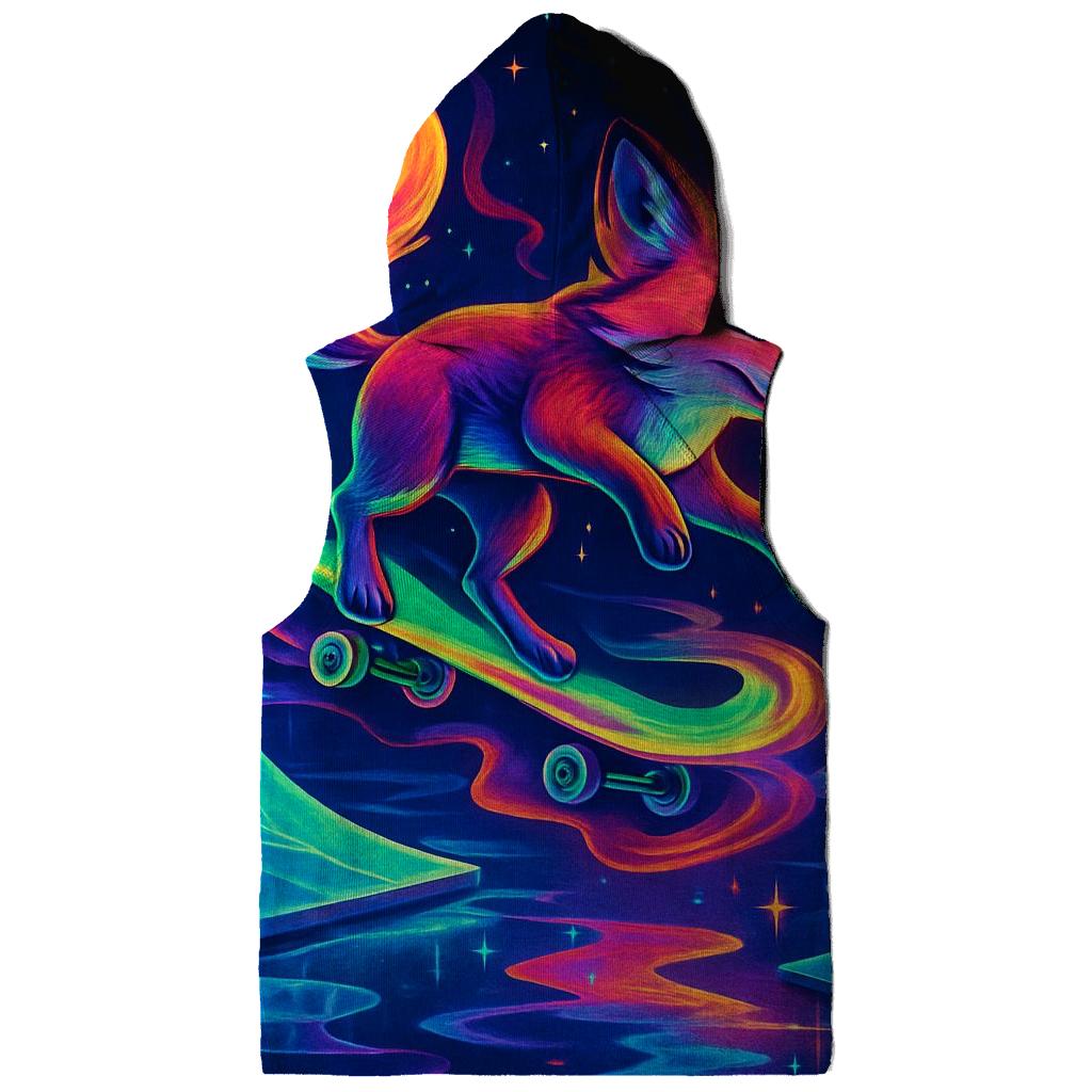 Aurora Skateboard Fox zip-up hoodies