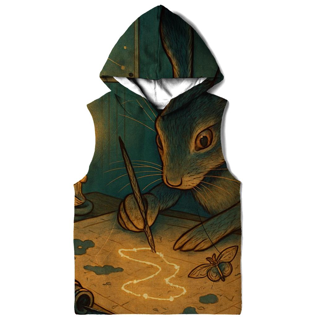 Candlelit Mapmaker Hare hoodies fashion