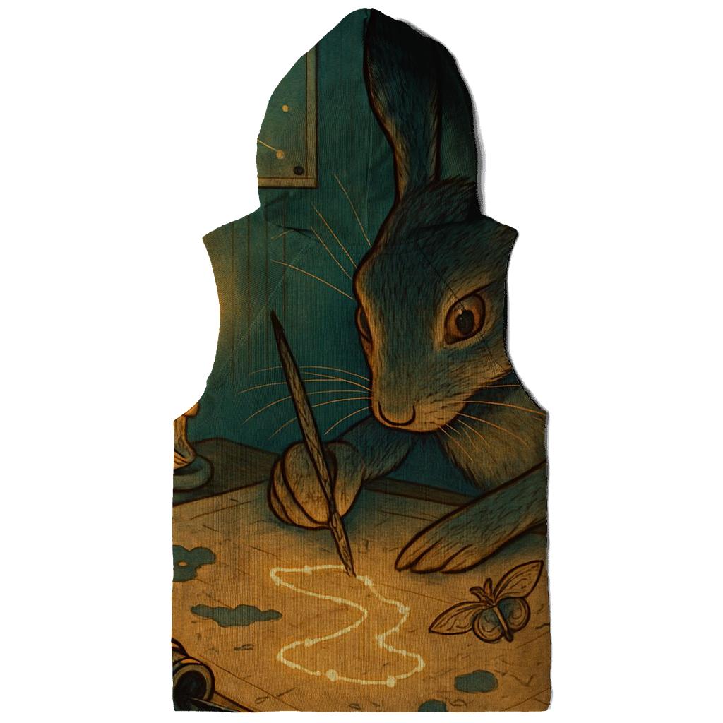 Candlelit Mapmaker Hare hoodies fashion