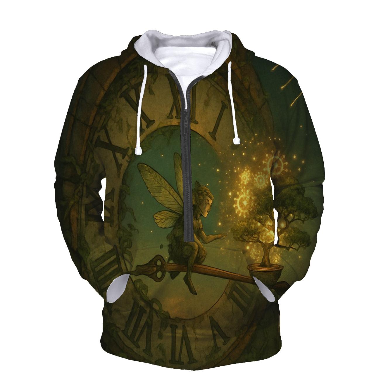 Clocktower Garden Sprite printed hoodies