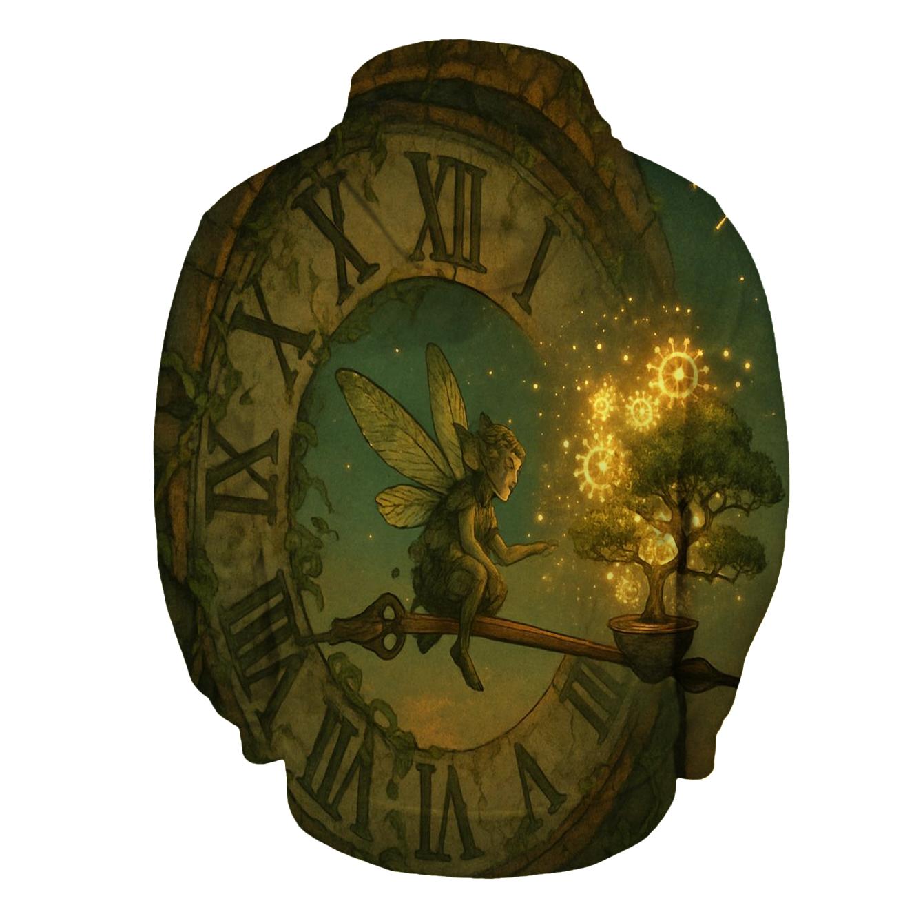 Clocktower Garden Sprite printed hoodies