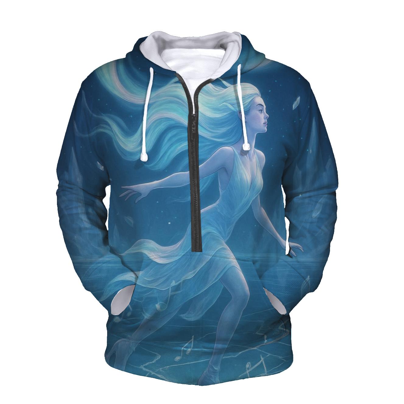 Aurora Skate Siren graphic hoodies