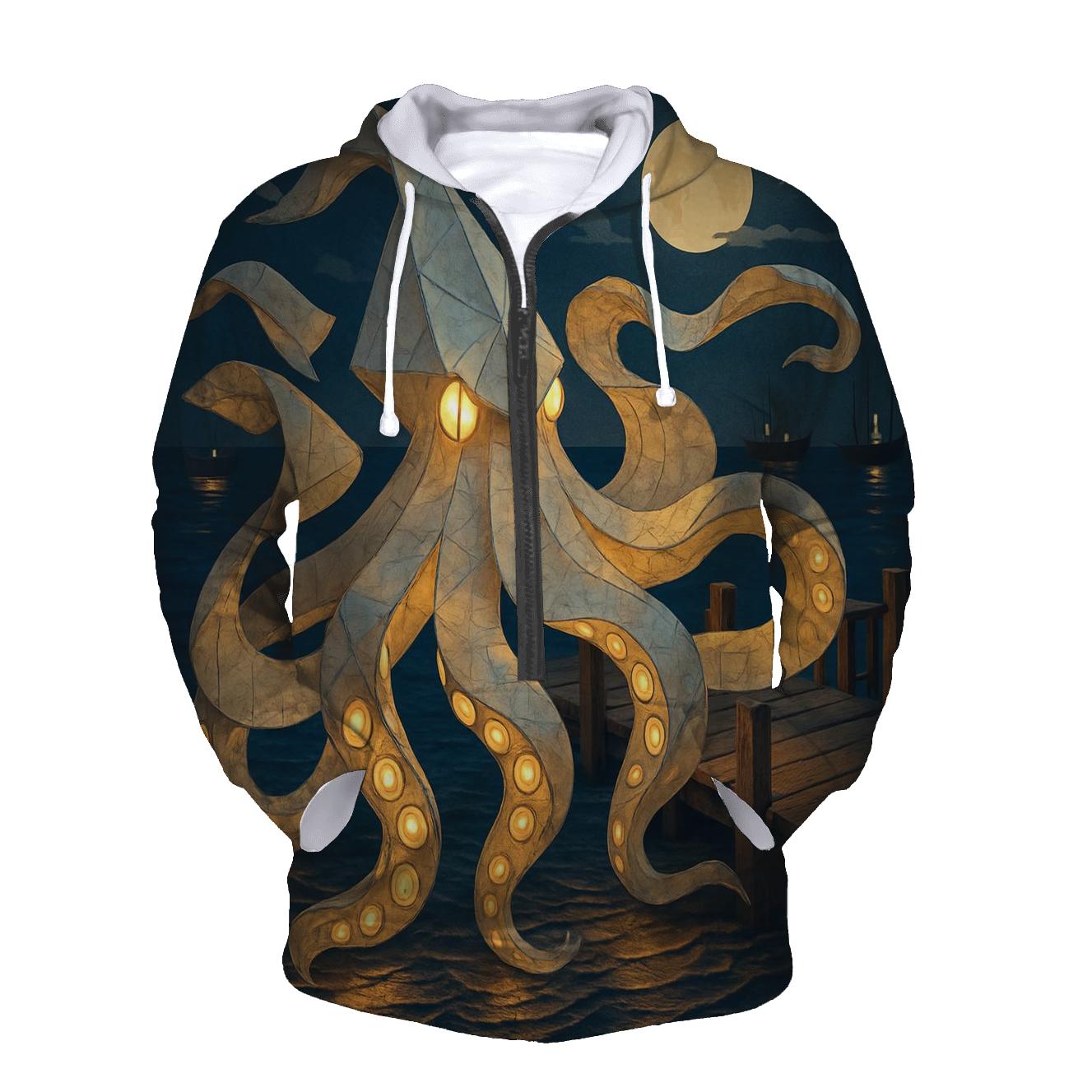 Paper Lantern Kraken lightweight hoodies