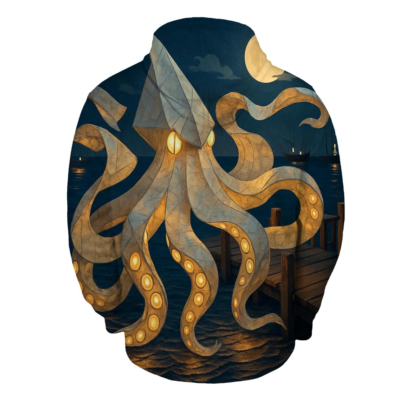 Paper Lantern Kraken lightweight hoodies