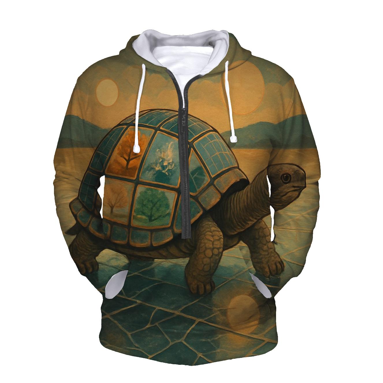 Solar Mosaic Tortoise premium hoodies