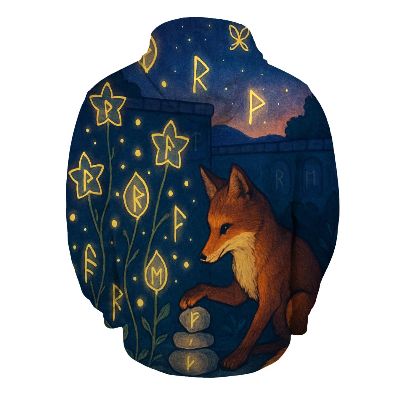 Glyph Garden Fox designer hoodies