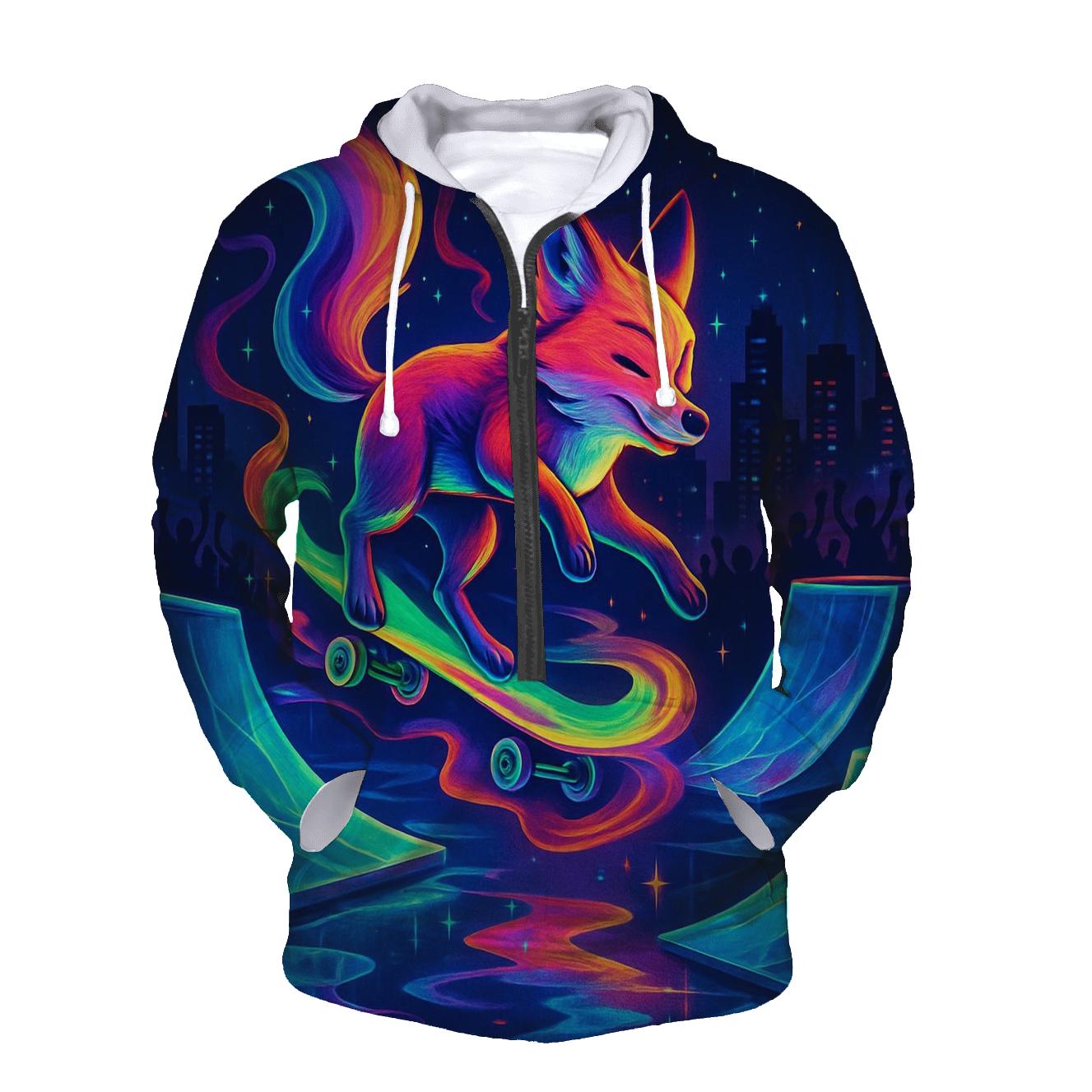 Aurora Skateboard Fox hoodies fashion