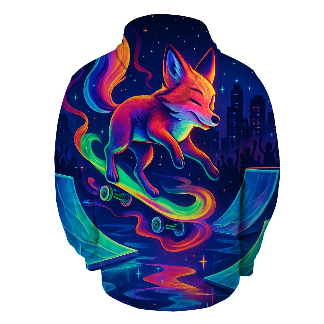 Aurora Skateboard Fox hoodies fashion