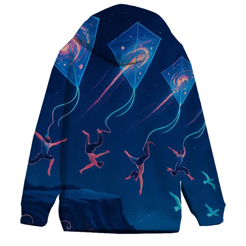 Starlit Paper Kite Circus graphic hoodies
