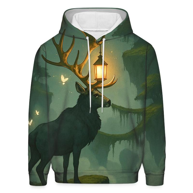 Fogbound Lantern Elk hoodies fashion