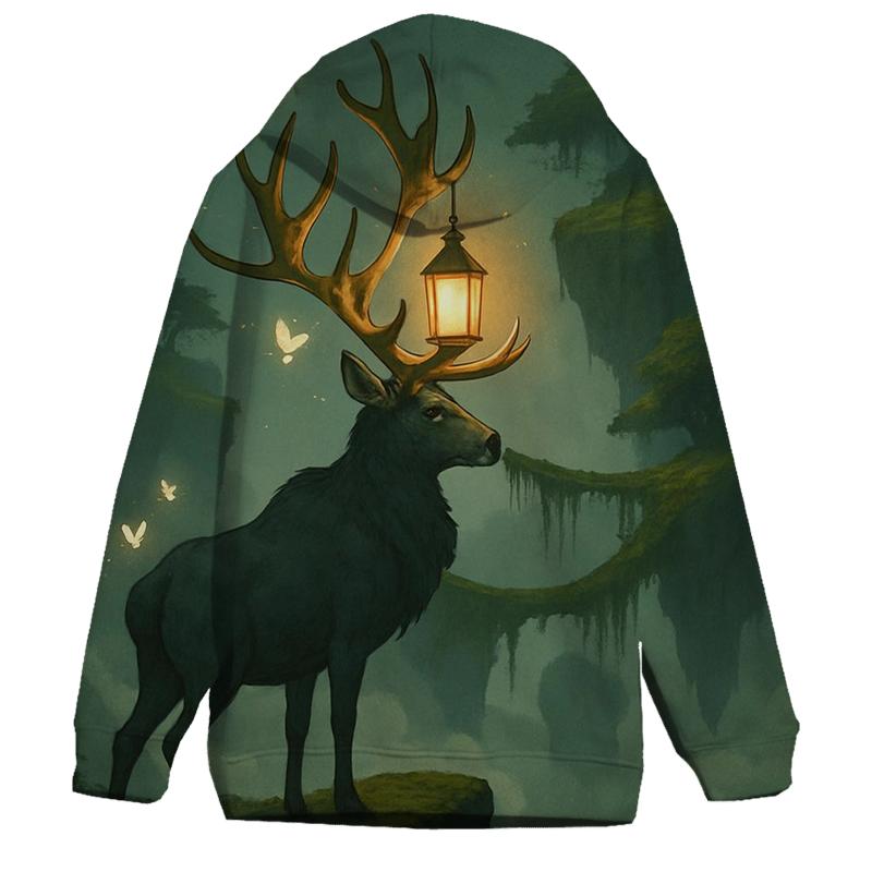 Fogbound Lantern Elk hoodies fashion