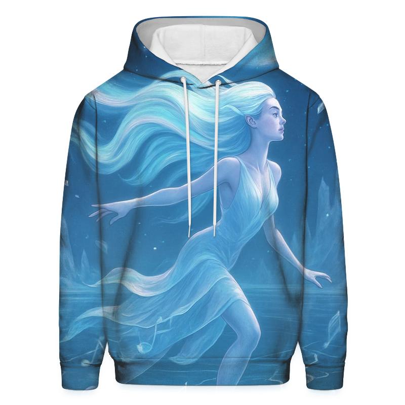 Aurora Skate Siren embroidered hoodies