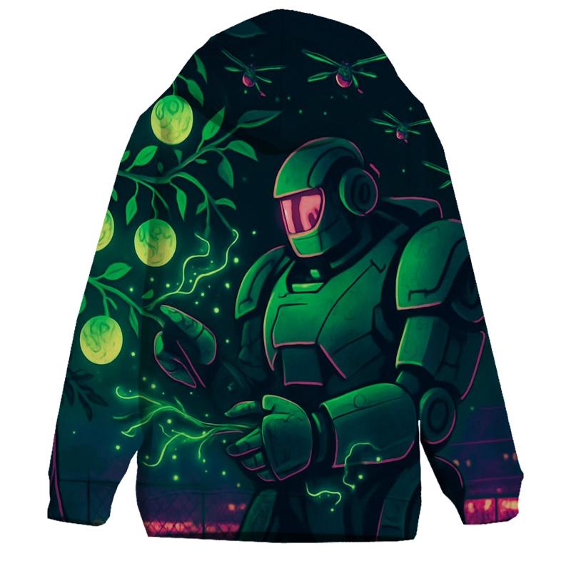 Neon Orchard Sentinel zip-up hoodies