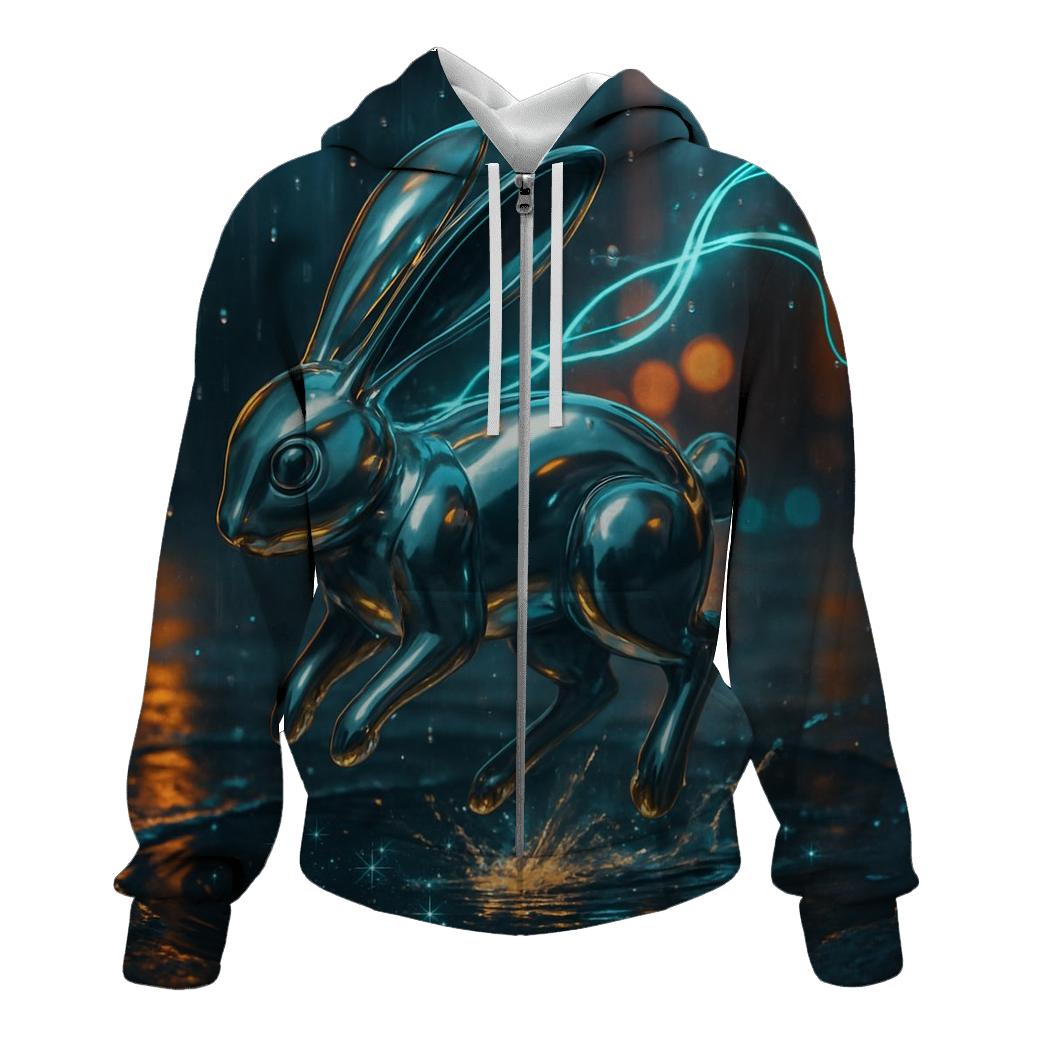 Chrome Rain Rabbit heavyweight hoodies