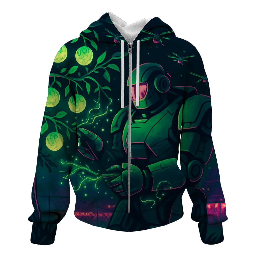 Neon Orchard Sentinel designer hoodies