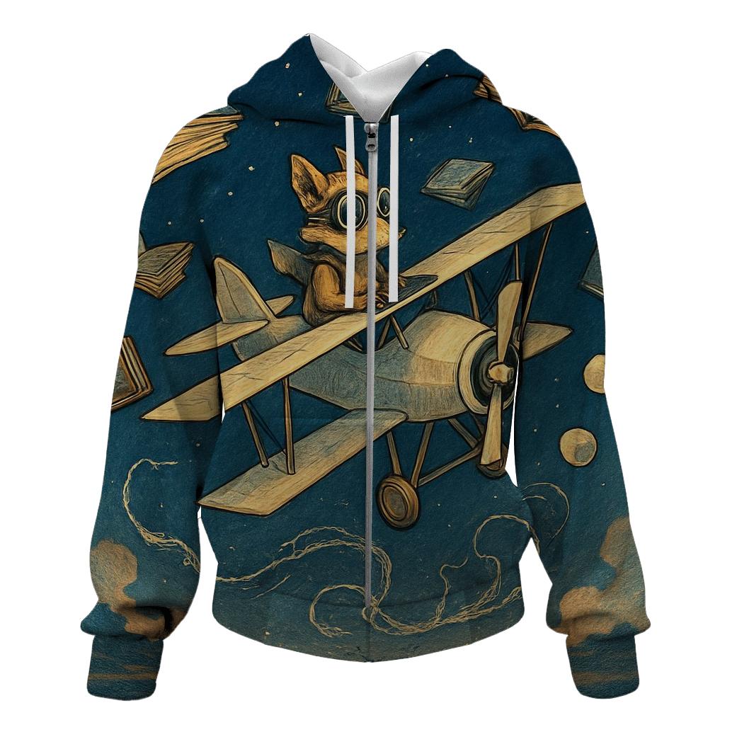 Paper Moon Biplane designer hoodies