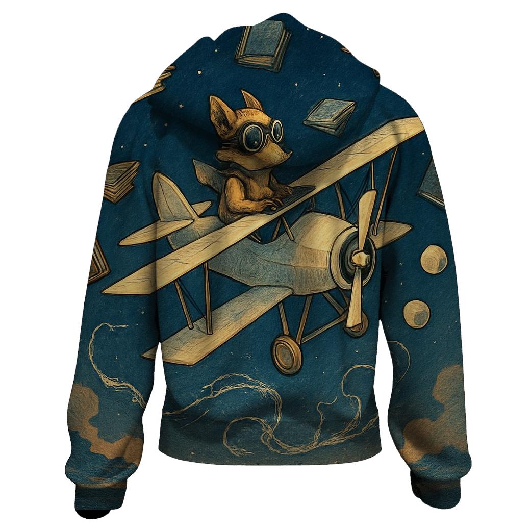 Paper Moon Biplane designer hoodies