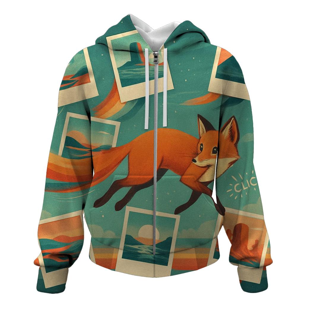 Polaroid Comet Fox hoodie styles