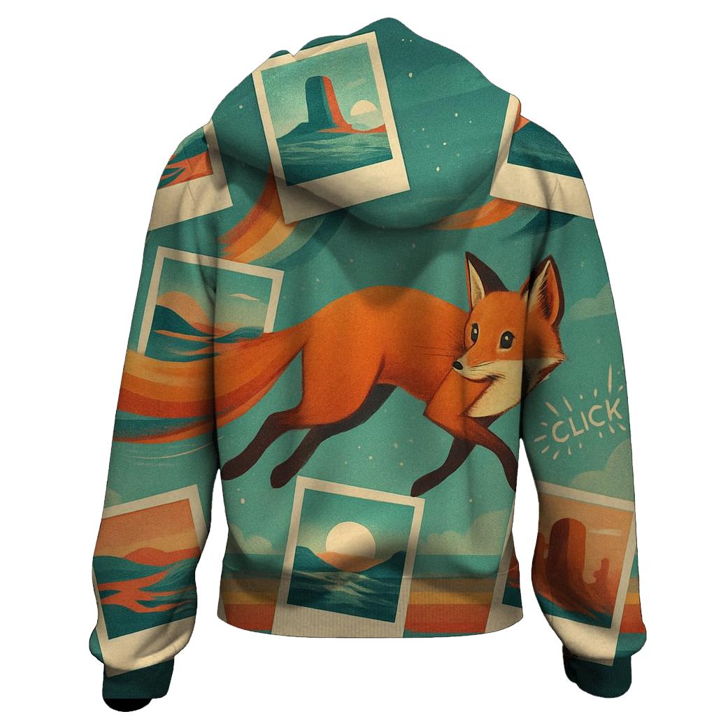 Polaroid Comet Fox hoodie styles