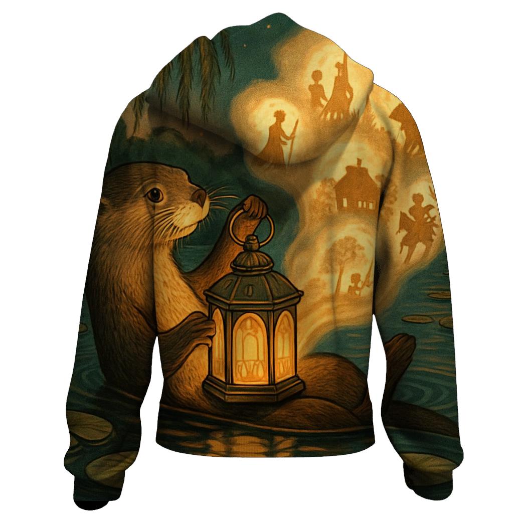 Fable Lantern Otter zip-up hoodies