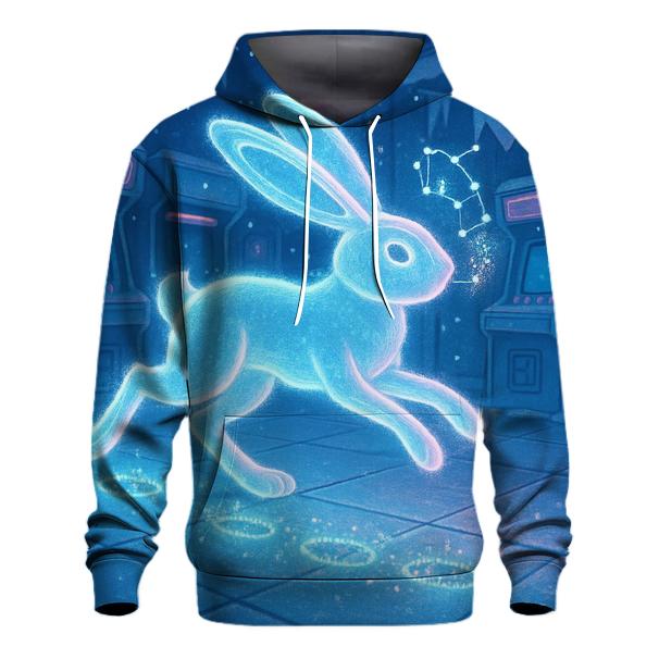 Frosted Neon Hare lightweight hoodies