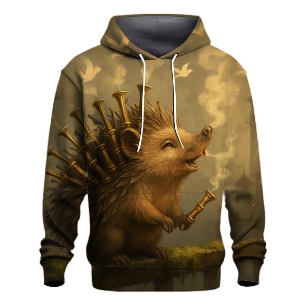Steamwhistle Hedgehog graphic hoodies