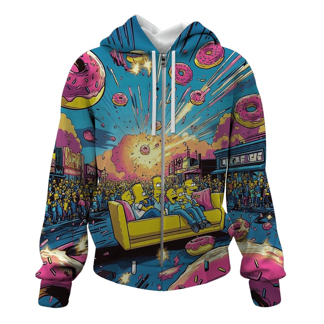 Springfield Sunset Riot designer hoodies
